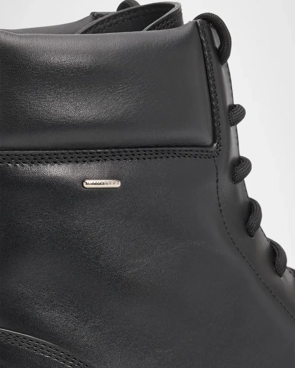 Giuseppe Zanotti Men's Nerus Leather Lace-Up Boots | Thumbnail 5 Giuseppe Zanotti Men's Nerus Leather Lace-Up Boots | Thumbnail 5