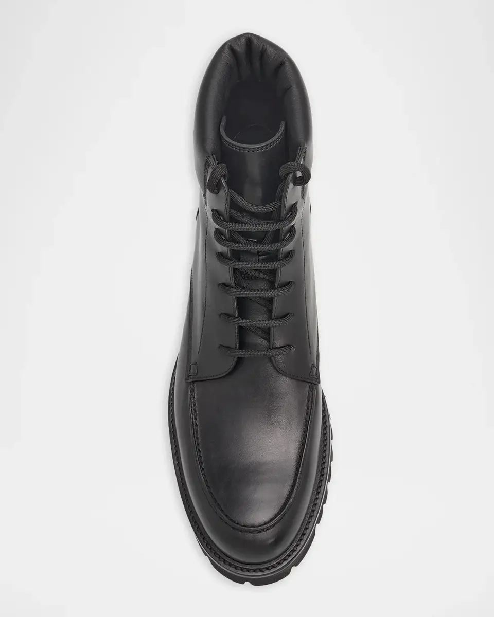 Giuseppe Zanotti Men's Nerus Leather Lace-Up Boots | Thumbnail 6 Giuseppe Zanotti Men's Nerus Leather Lace-Up Boots | Thumbnail 6