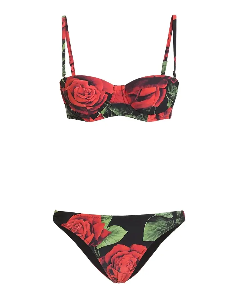 Dolce & Gabbana St. Sicilia Printed Two-Piece Swimsuit
