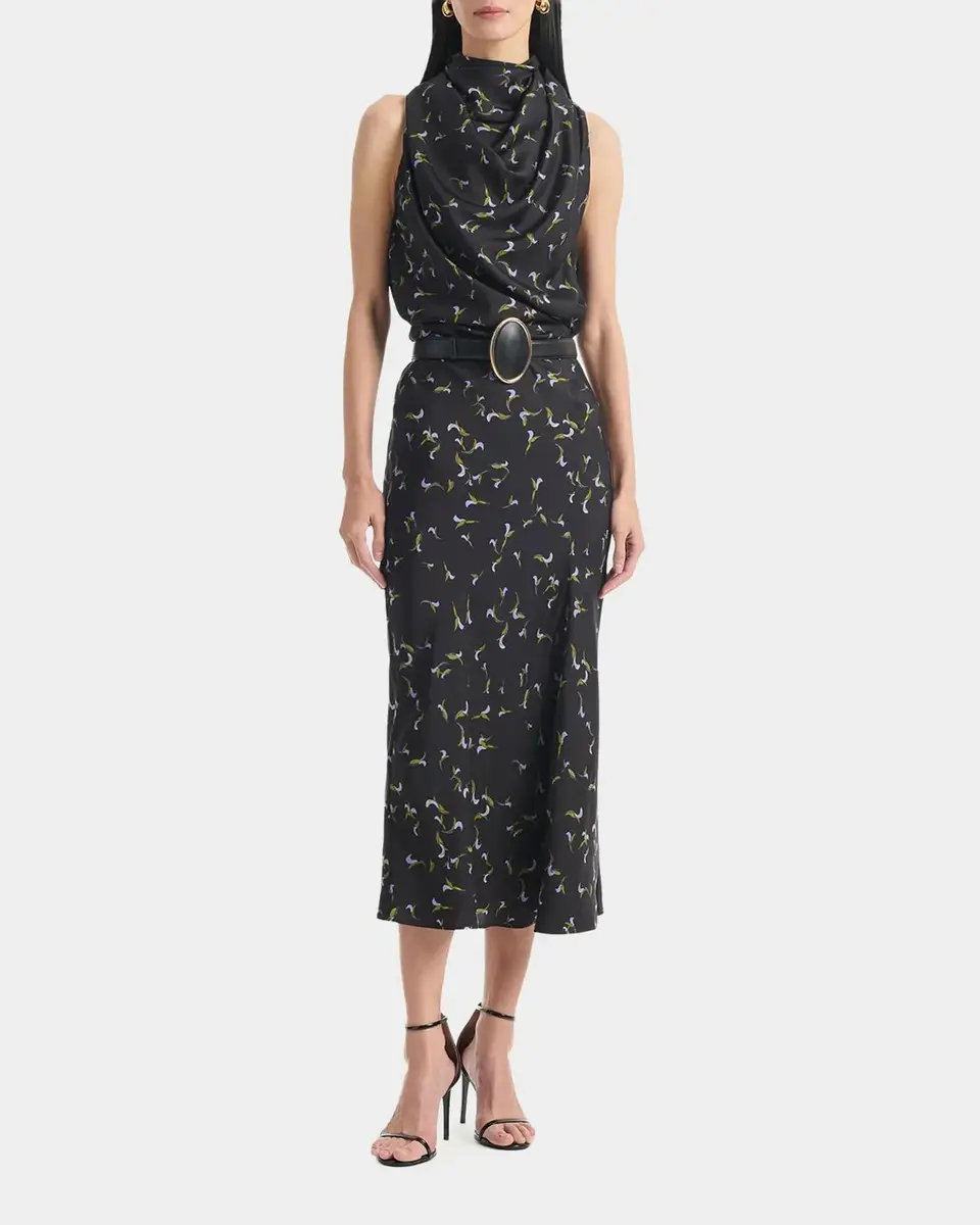 Altuzarra Casey Abstract-Print Silk Midi Skirt | Thumbnail 2 Altuzarra Casey Abstract-Print Silk Midi Skirt | Thumbnail 2