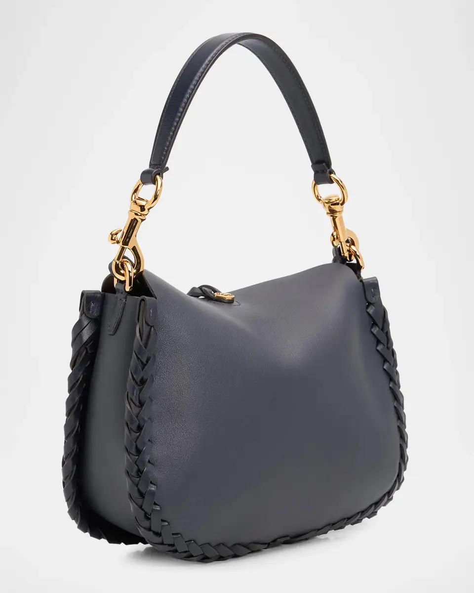 Etro Braid-Trim Leather Shoulder Bag | Thumbnail 3 Etro Braid-Trim Leather Shoulder Bag | Thumbnail 3