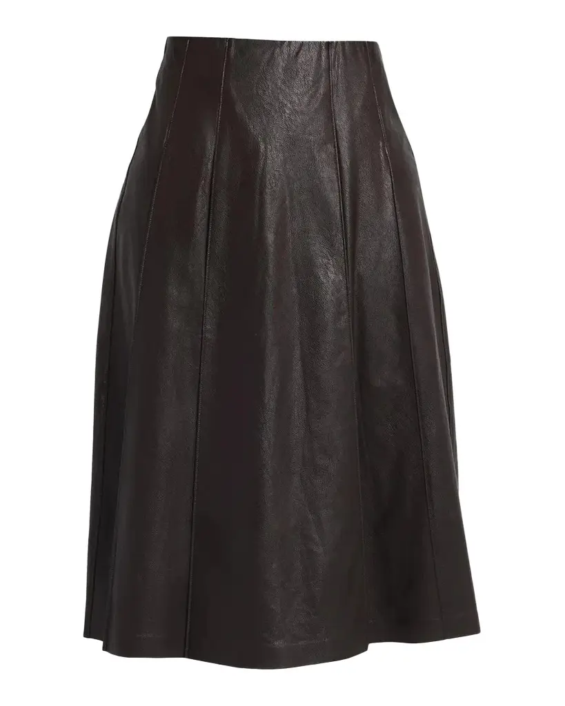 Commando Faux Leather Midi Skirt