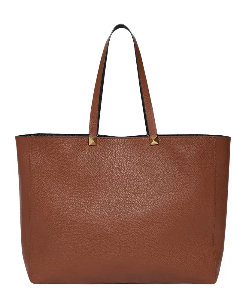 Valentino Garavani Men's Reversible Rockstud Leather Tote Bag