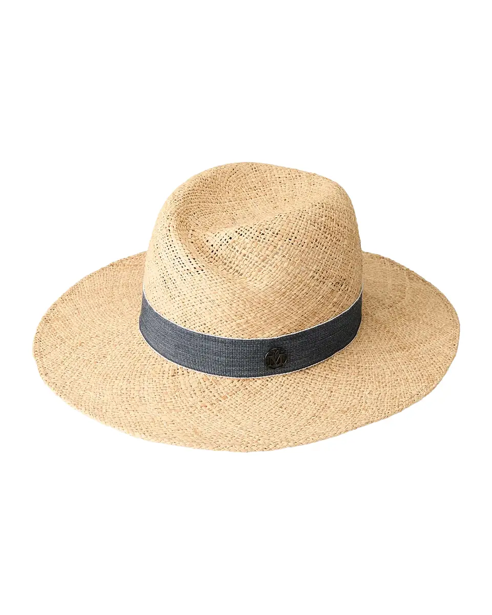 Maison Michel Virginie Straw Fedora | Thumbnail 2 Maison Michel Virginie Straw Fedora | Thumbnail 2