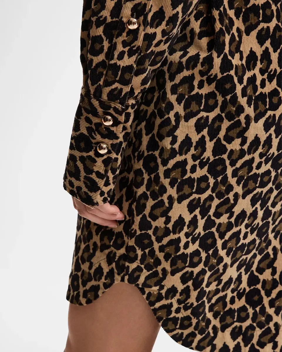 Essentiel Antwerp Kustody Belted Leopard-Print Mini Dress | Thumbnail 5 Essentiel Antwerp Kustody Belted Leopard-Print Mini Dress | Thumbnail 5