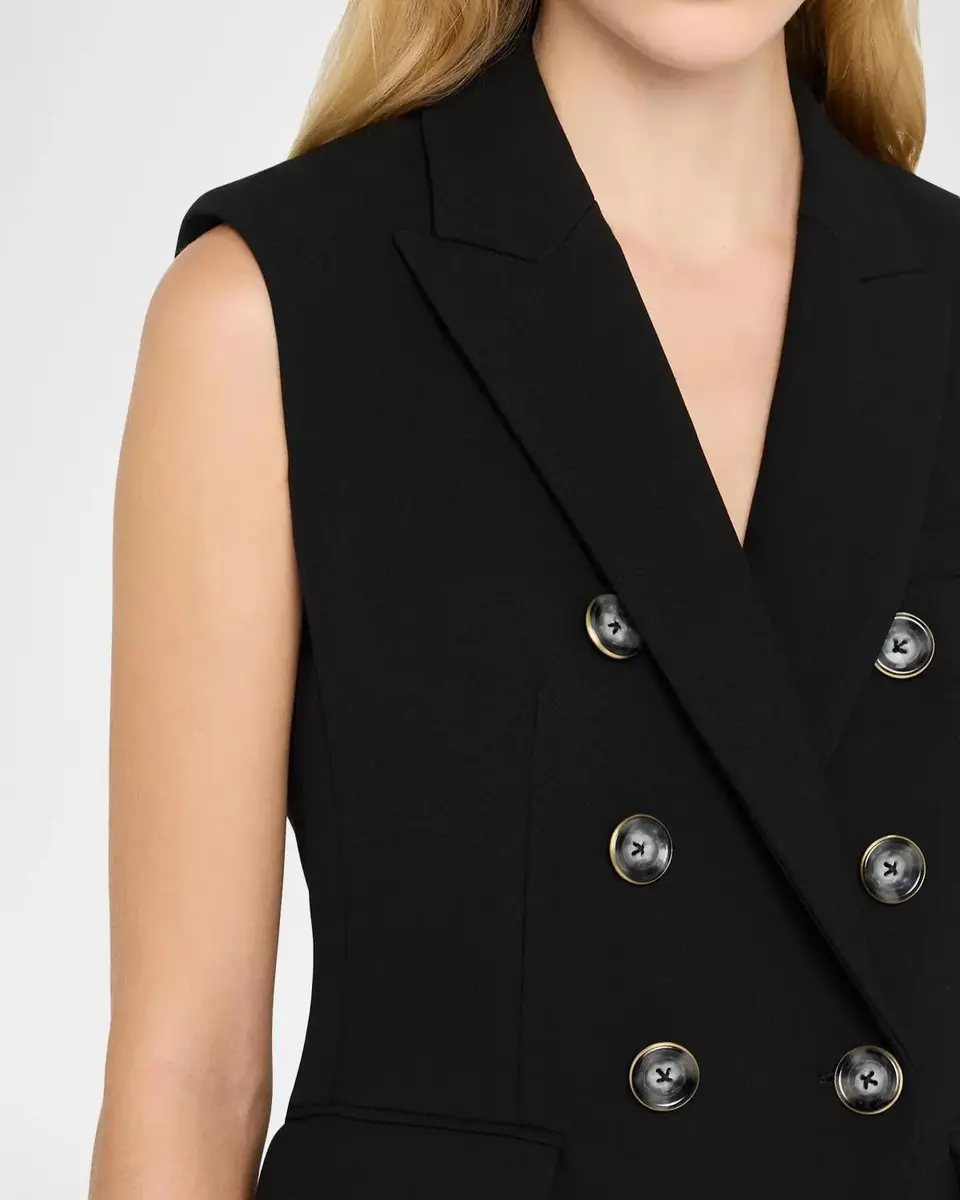 Veronica Beard Miller Double-Breasted Vest | Thumbnail 5 Veronica Beard Miller Double-Breasted Vest | Thumbnail 5
