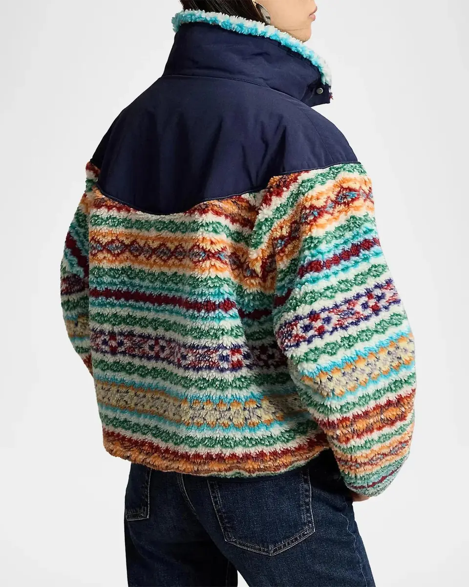 Polo Ralph Lauren Fair Isle High-Pile Fleece Jacket | Thumbnail 3 Polo Ralph Lauren Fair Isle High-Pile Fleece Jacket | Thumbnail 3