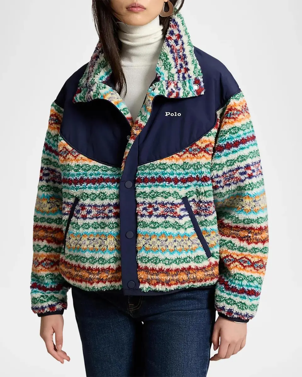 Polo Ralph Lauren Fair Isle High-Pile Fleece Jacket | Thumbnail 4 Polo Ralph Lauren Fair Isle High-Pile Fleece Jacket | Thumbnail 4