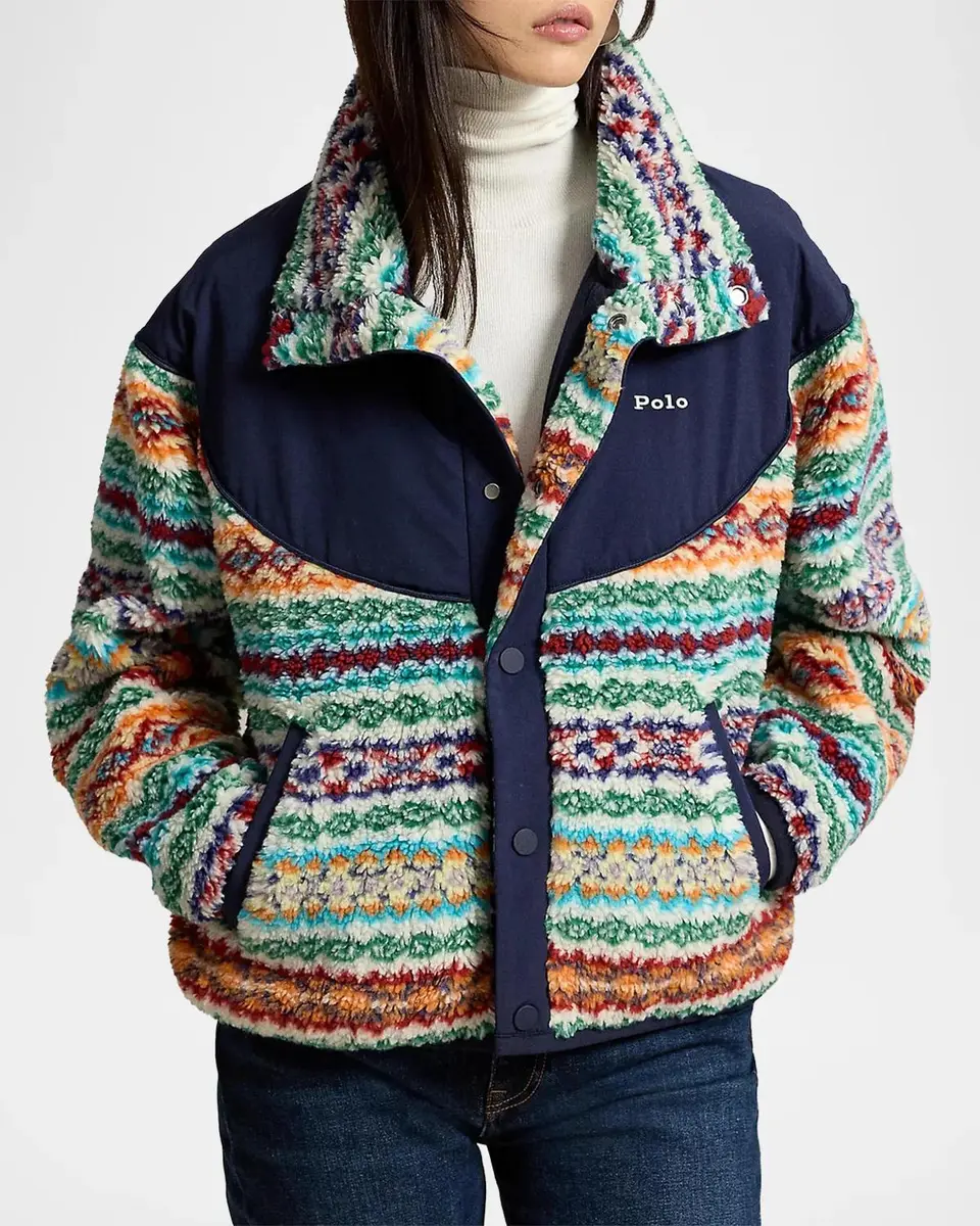 Polo Ralph Lauren Fair Isle High-Pile Fleece Jacket | Thumbnail 6 Polo Ralph Lauren Fair Isle High-Pile Fleece Jacket | Thumbnail 6