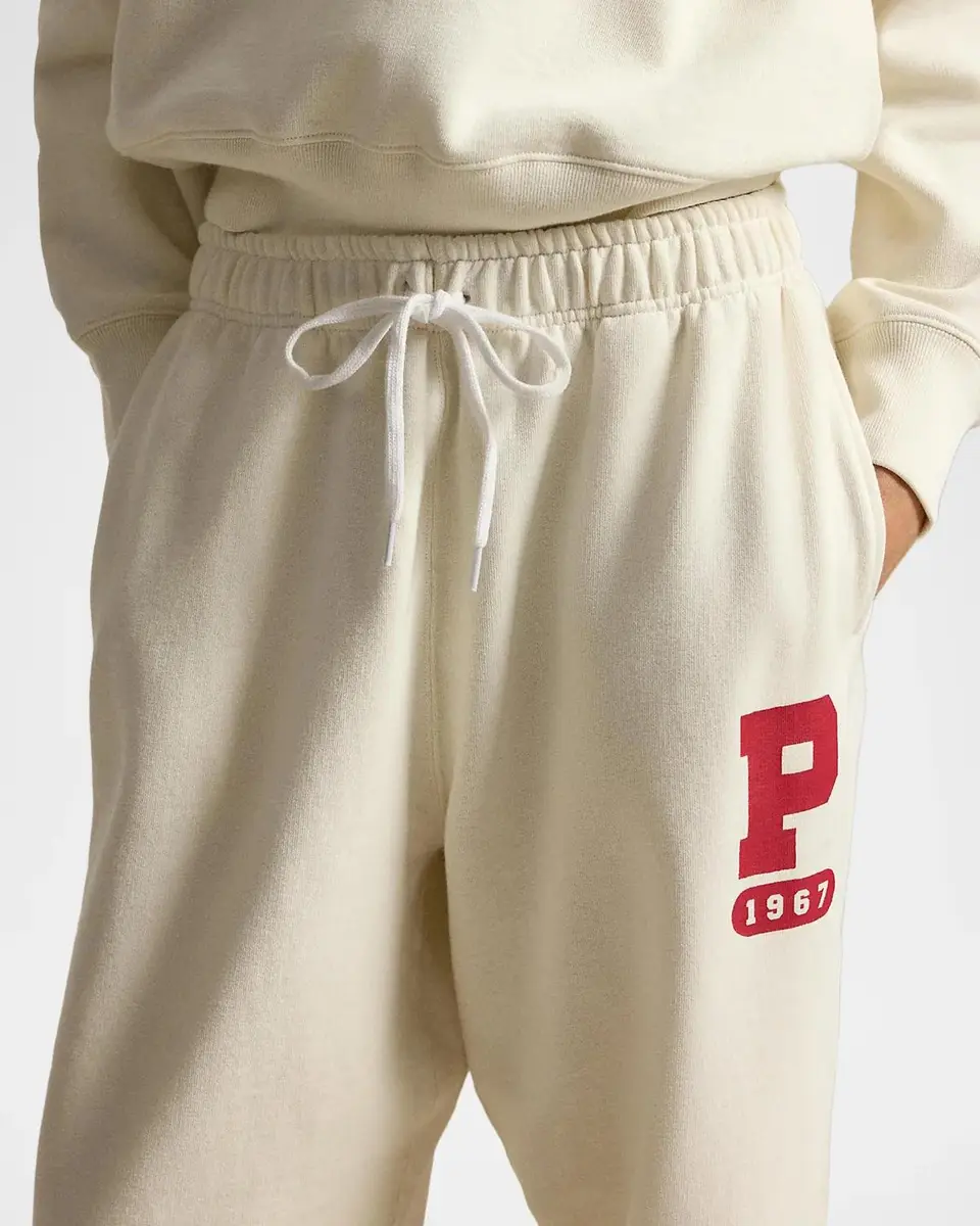 Polo Ralph Lauren P Logo Slub Fleece Sweatpants | Thumbnail 5 Polo Ralph Lauren P Logo Slub Fleece Sweatpants | Thumbnail 5
