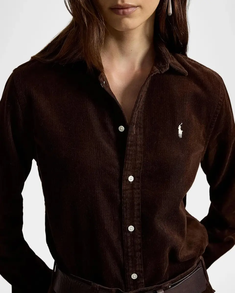 Polo Ralph Lauren 14 Wale Corduroy Button-Front Shirt | Thumbnail 4