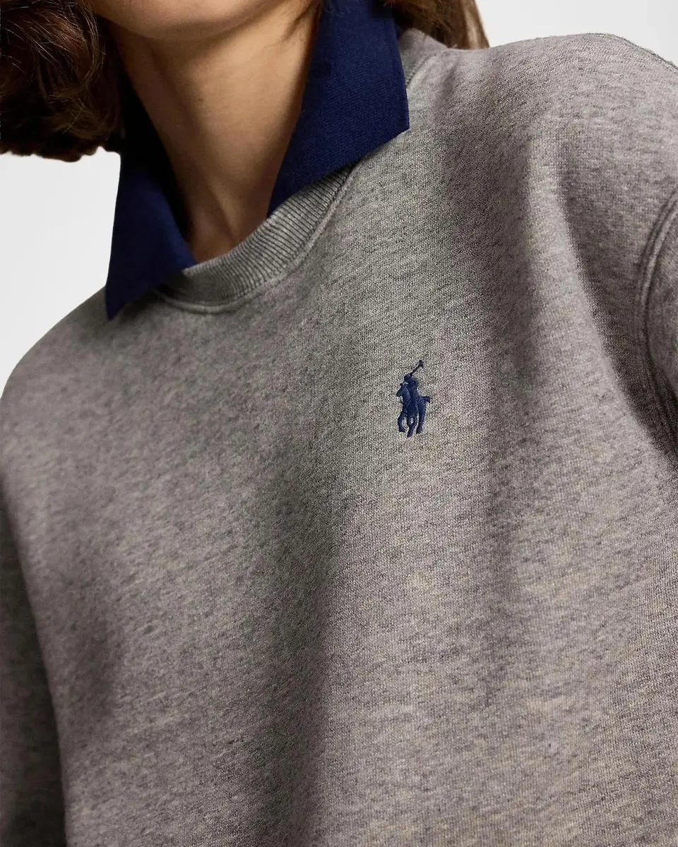 Polo Ralph Lauren Polo-Collar Fleece Crewneck Sweatshirt | Thumbnail 5 Polo Ralph Lauren Polo-Collar Fleece Crewneck Sweatshirt | Thumbnail 5