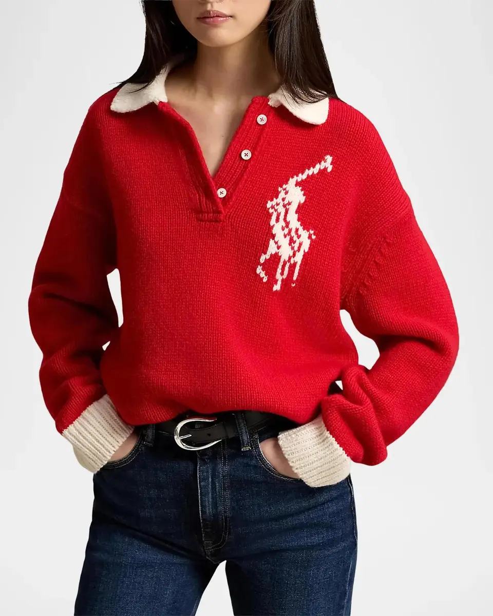 Polo Ralph Lauren Big Pony Wool Rugby Sweater | Thumbnail 4 Polo Ralph Lauren Big Pony Wool Rugby Sweater | Thumbnail 4