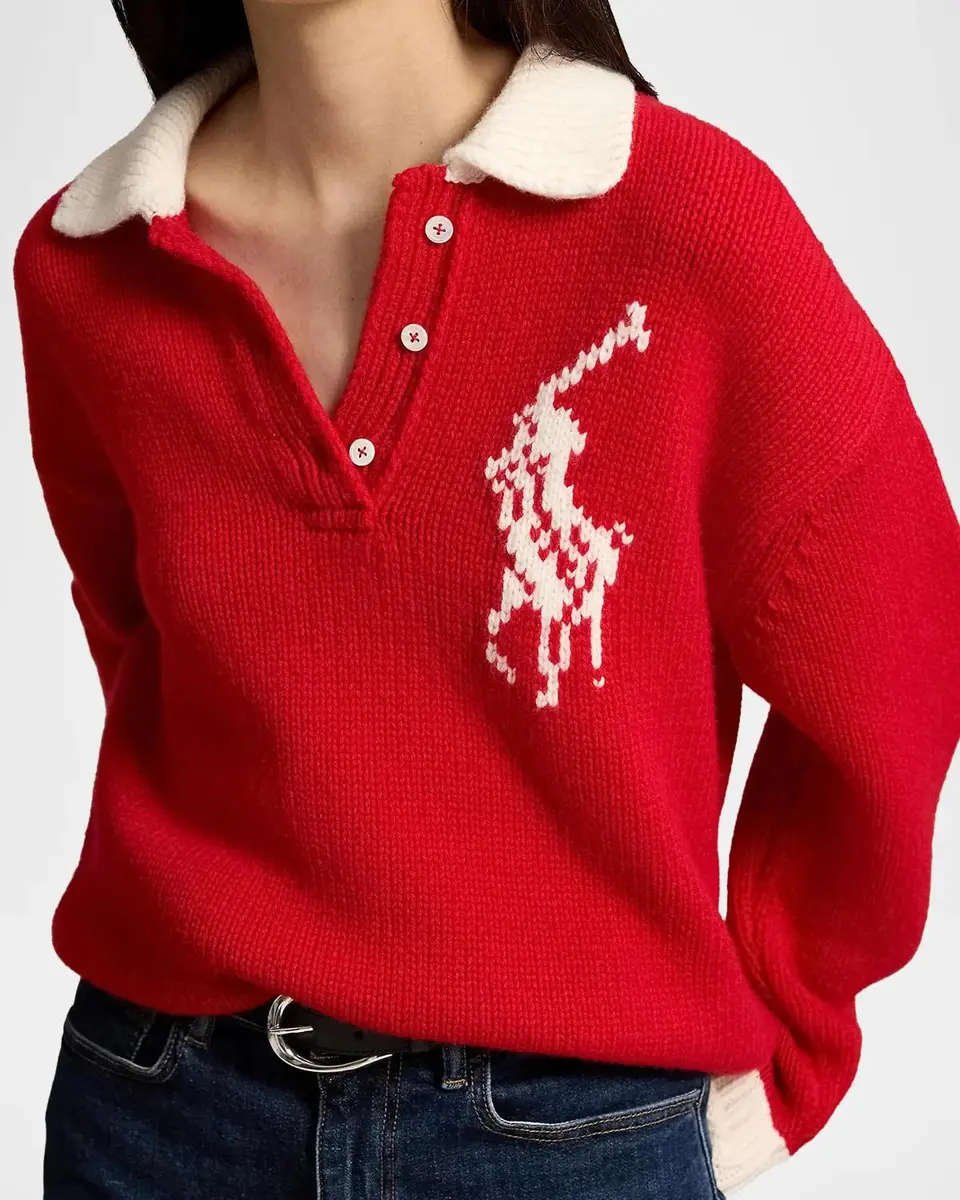 Polo Ralph Lauren Big Pony Wool Rugby Sweater | Thumbnail 5 Polo Ralph Lauren Big Pony Wool Rugby Sweater | Thumbnail 5