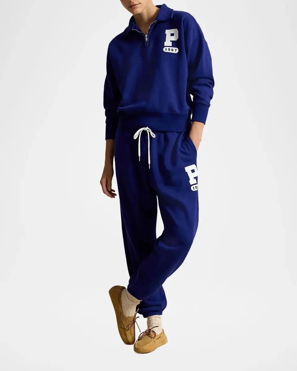 Polo Ralph Lauren P Logo Slub Fleece Sweatpants | Thumbnail 2 Polo Ralph Lauren P Logo Slub Fleece Sweatpants | Thumbnail 2