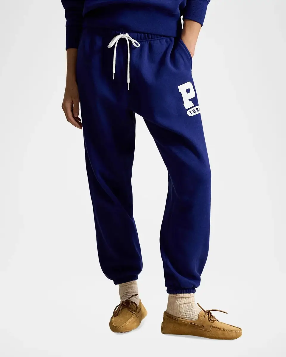 Polo Ralph Lauren P Logo Slub Fleece Sweatpants | Thumbnail 5 Polo Ralph Lauren P Logo Slub Fleece Sweatpants | Thumbnail 5