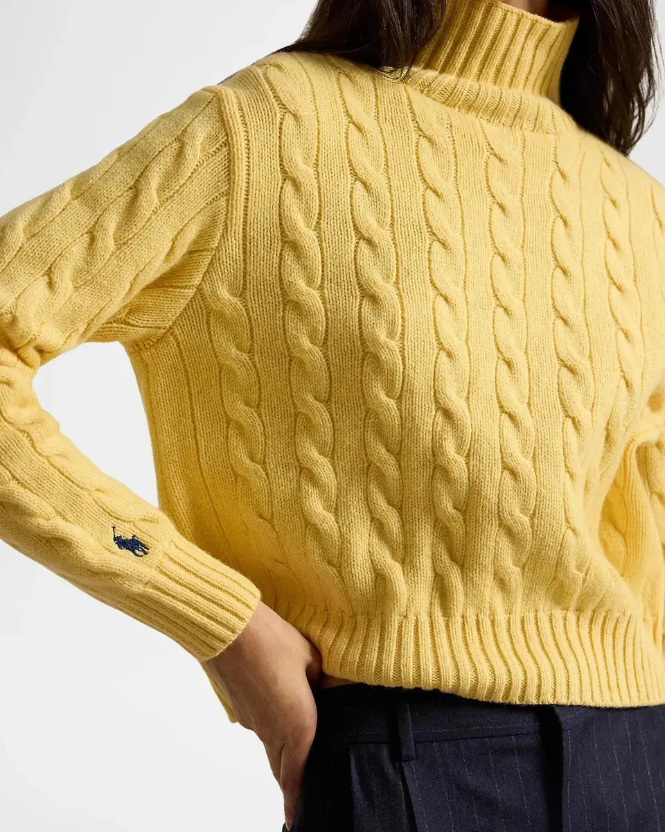 Polo Ralph Lauren Cable-Knit Wool-Cashmere Turtleneck | Thumbnail 6 Polo Ralph Lauren Cable-Knit Wool-Cashmere Turtleneck | Thumbnail 6