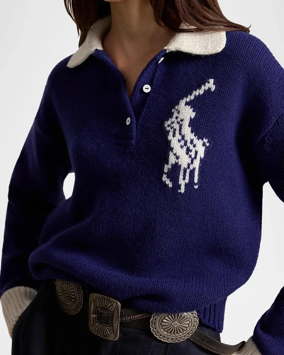 Polo Ralph Lauren Big Pony Wool Rugby Sweater | Thumbnail 6 Polo Ralph Lauren Big Pony Wool Rugby Sweater | Thumbnail 6