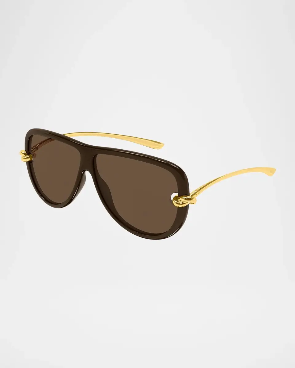 Bottega Veneta Knot 61MM Aviator Sunglasses | Thumbnail 2 Bottega Veneta Knot 61MM Aviator Sunglasses | Thumbnail 2