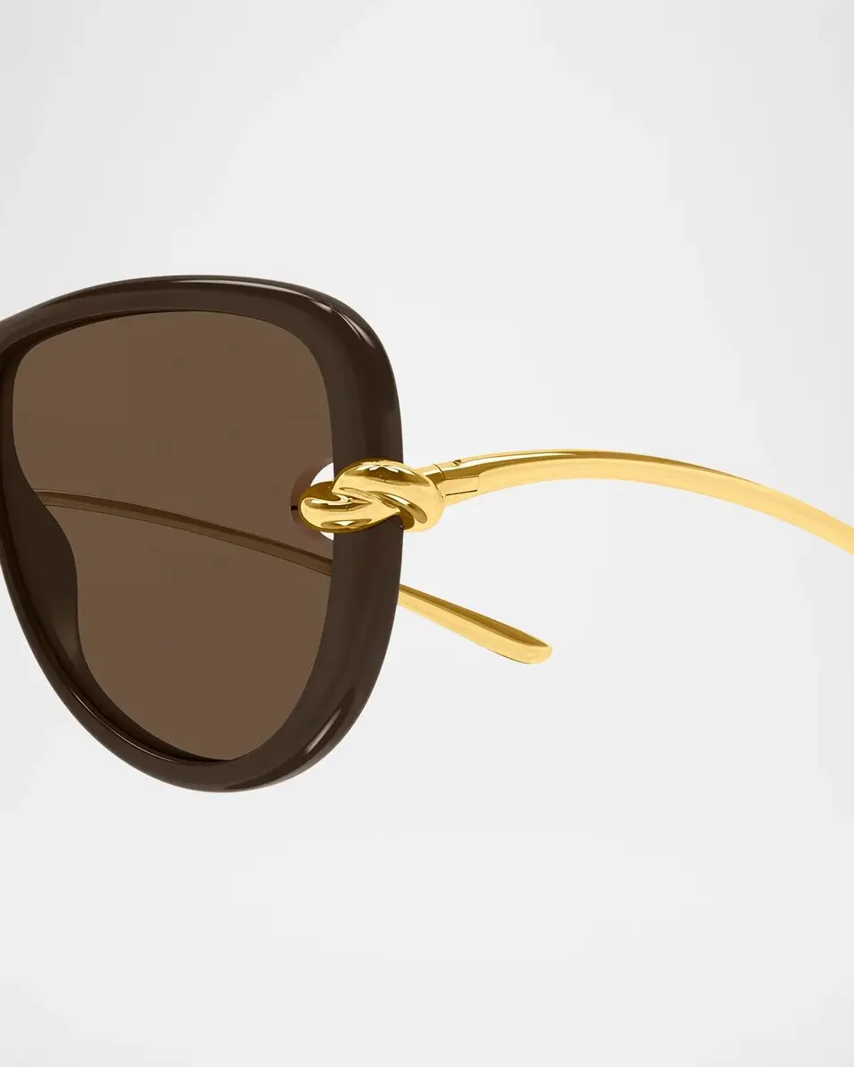 Bottega Veneta Knot 61MM Aviator Sunglasses | Thumbnail 3 Bottega Veneta Knot 61MM Aviator Sunglasses | Thumbnail 3