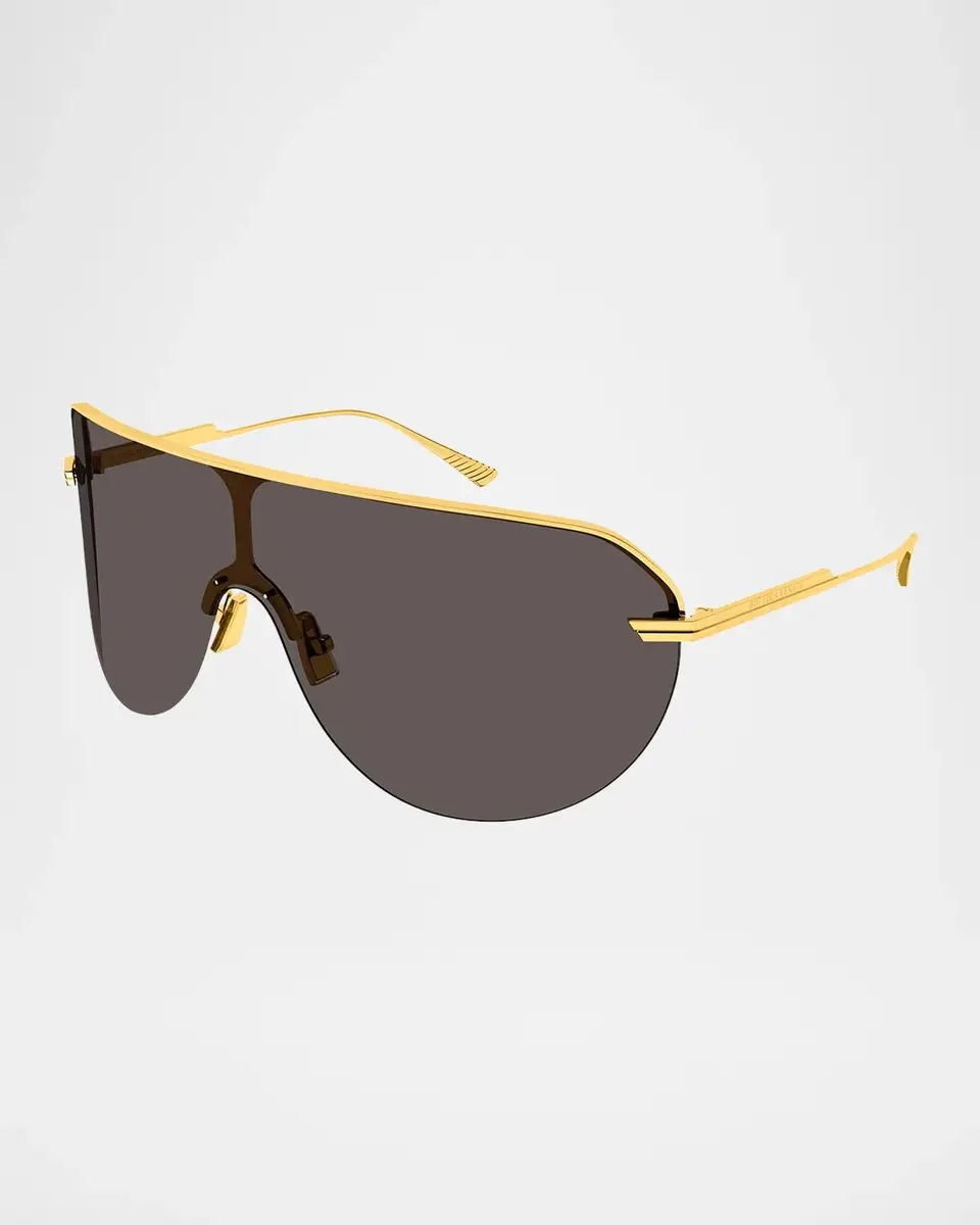 Bottega Veneta Ribbon 99MM Shield Sunglasses | Thumbnail 2 Bottega Veneta Ribbon 99MM Shield Sunglasses | Thumbnail 2