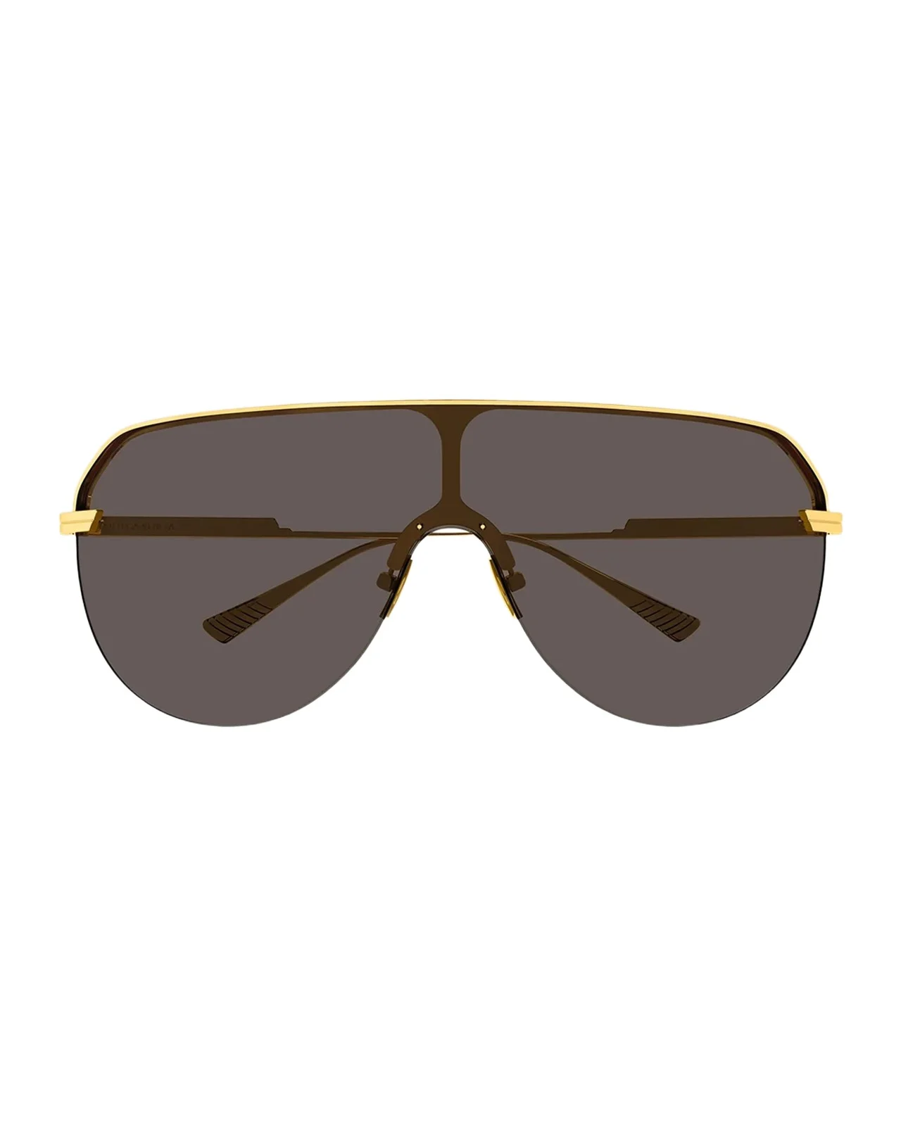Bottega Veneta Ribbon 99MM Shield Sunglasses