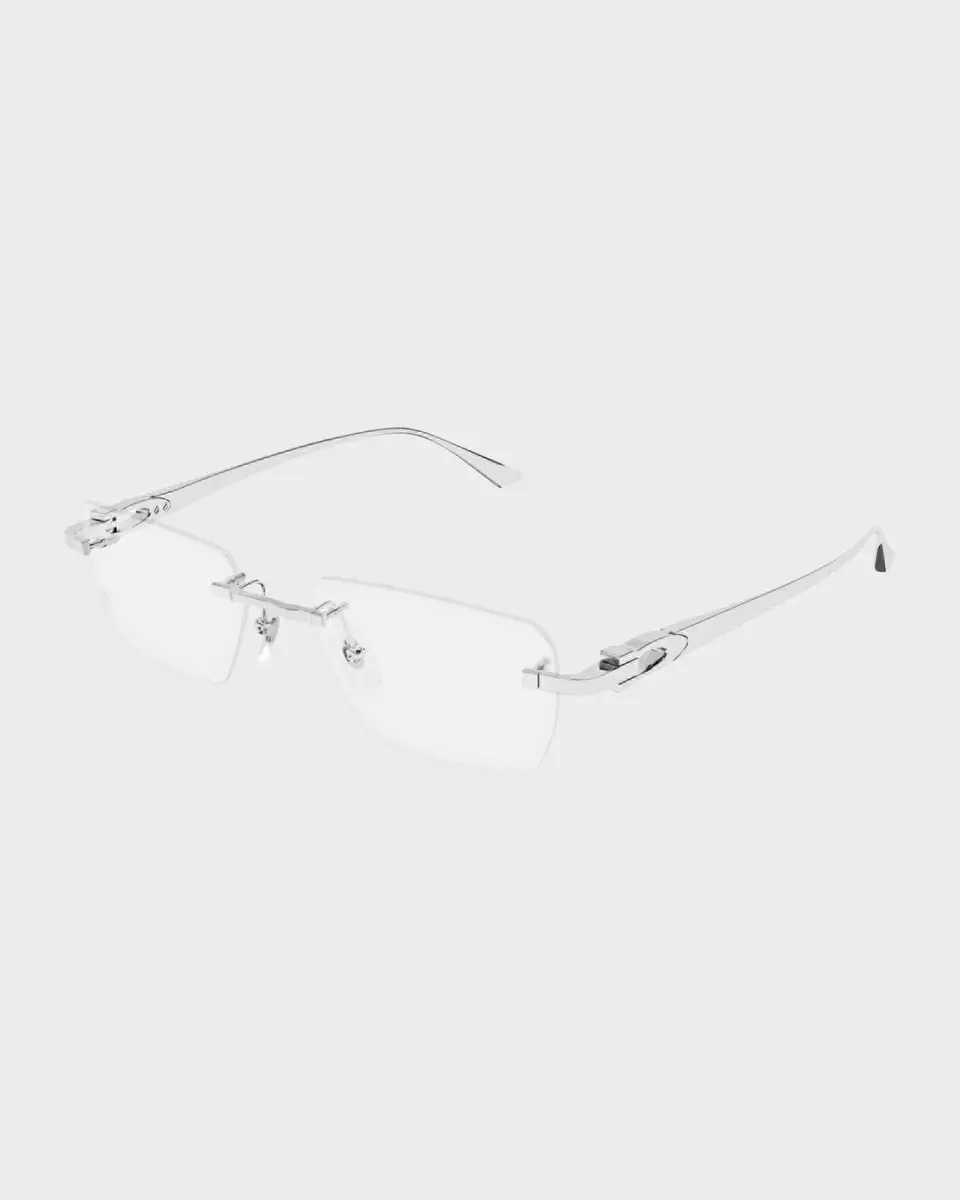 Cartier Men's Rimless Rectangle Sunglasses | Thumbnail 2 Cartier Men's Rimless Rectangle Sunglasses | Thumbnail 2