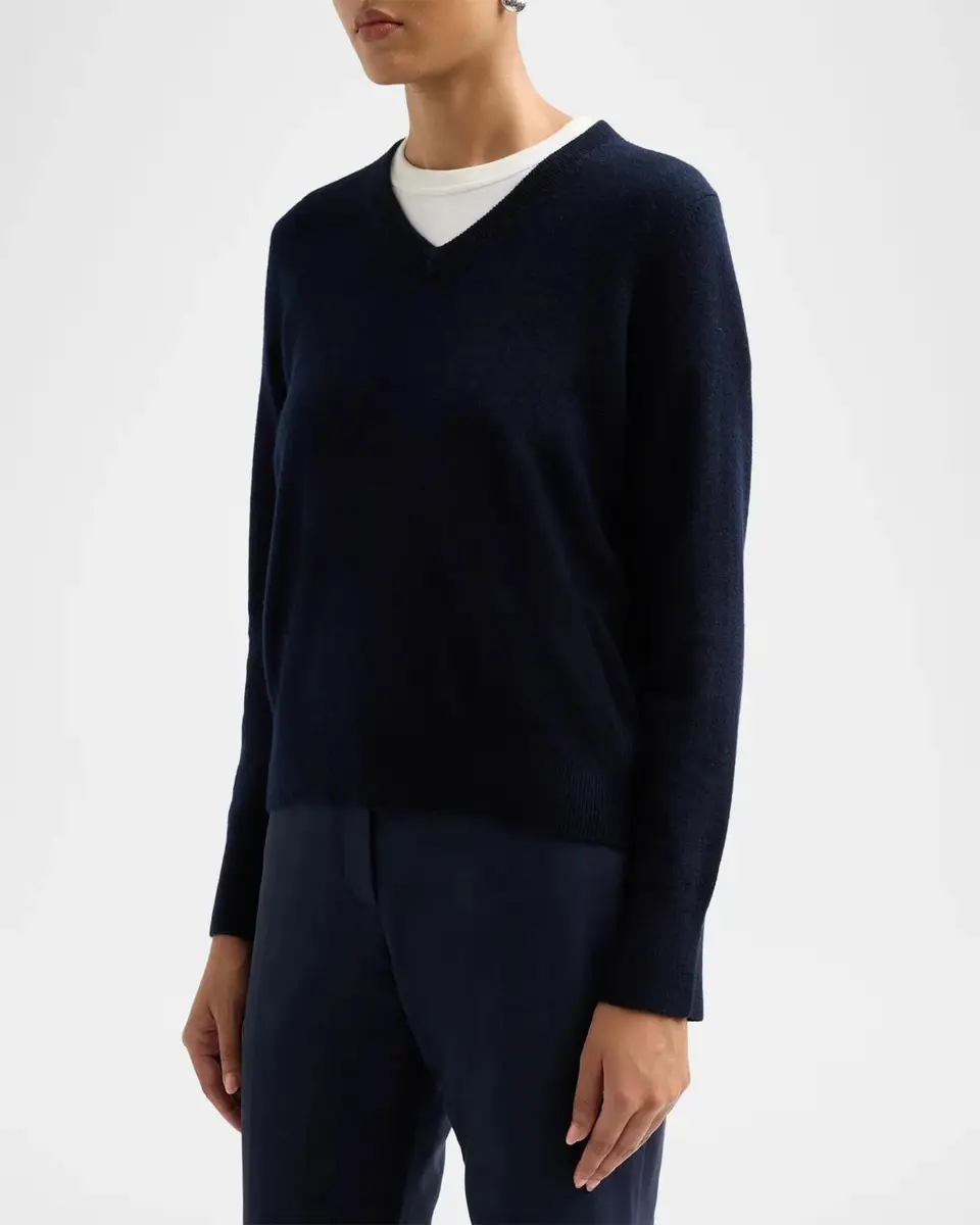 Vince V-Neck Cashmere Sweater | Thumbnail 4 Vince V-Neck Cashmere Sweater | Thumbnail 4
