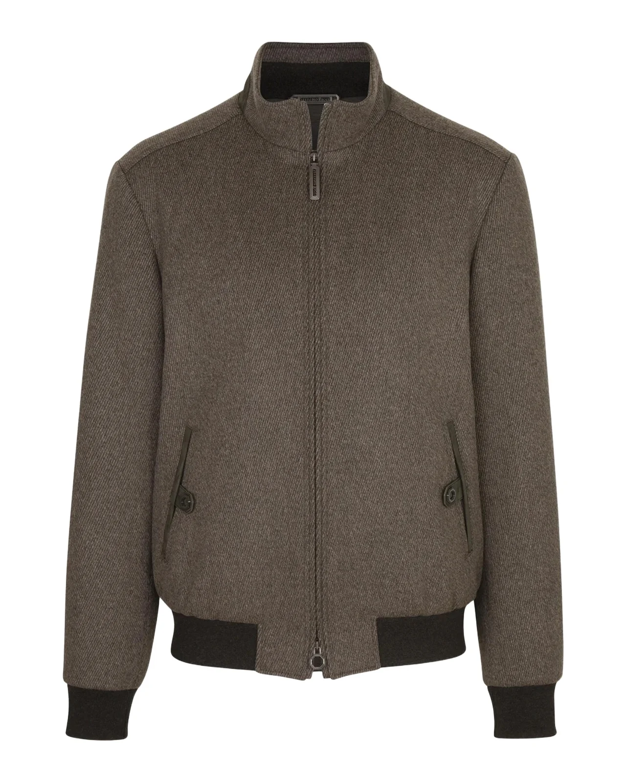 Stefano Ricci Men's Textured Wool Bomber Jacket