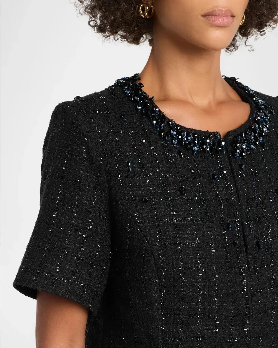 Ungaro Leny Beaded Fringe Tweed Jacket | Thumbnail 5 Ungaro Leny Beaded Fringe Tweed Jacket | Thumbnail 5