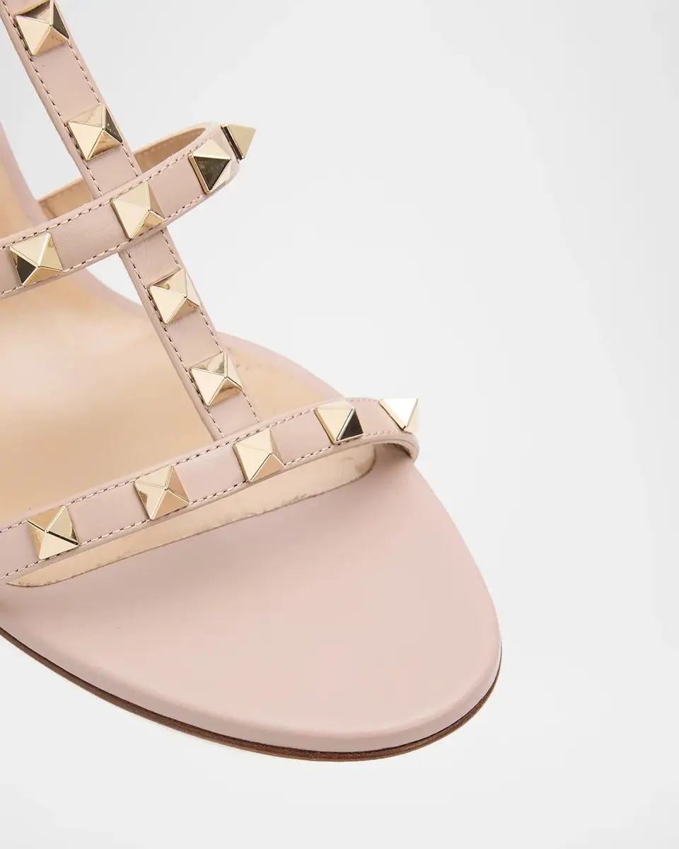 Valentino Garavani Rockstud Caged 60mm Slide Sandals | Thumbnail 4 Valentino Garavani Rockstud Caged 60mm Slide Sandals | Thumbnail 4