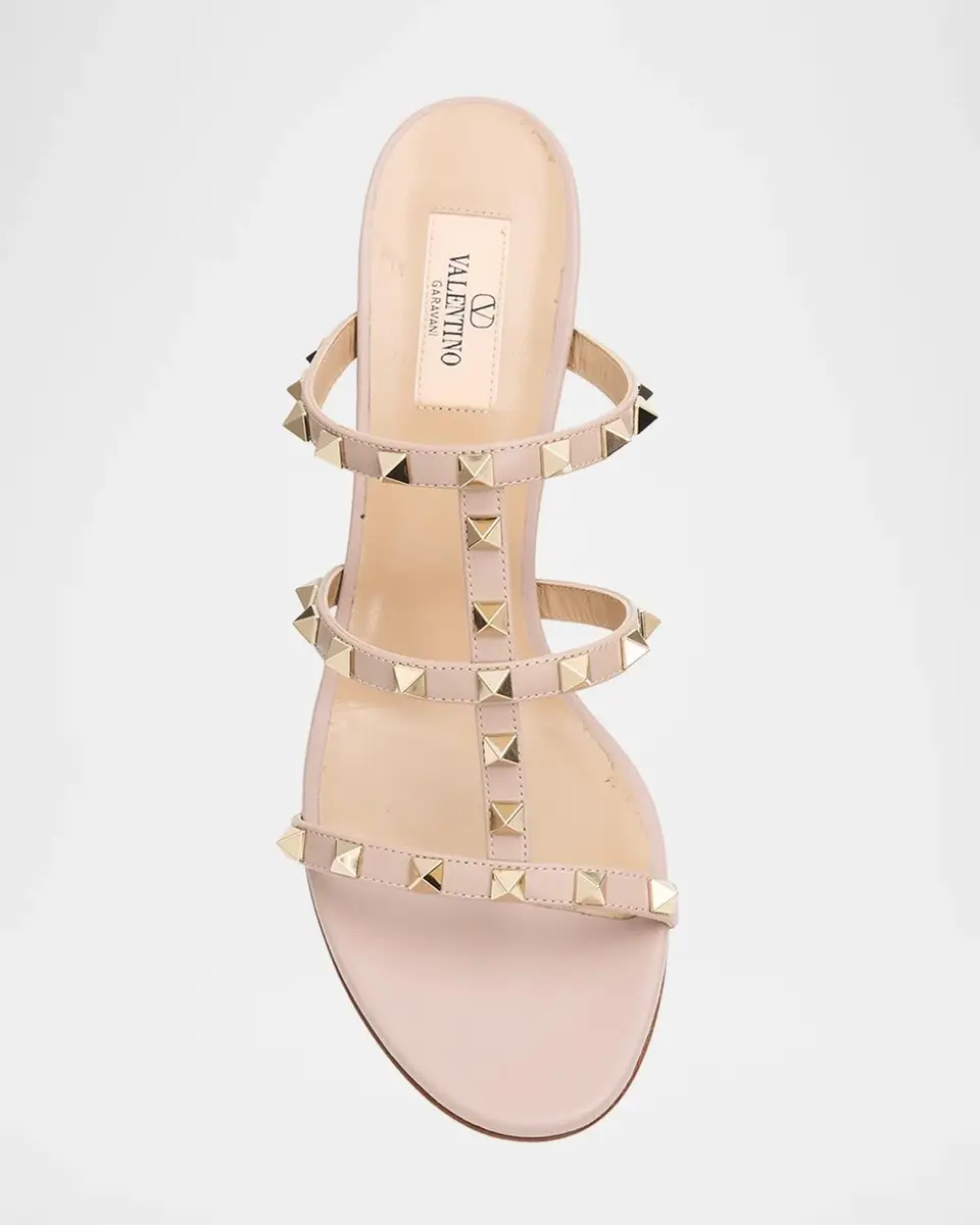 Valentino Garavani Rockstud Caged 60mm Slide Sandals | Thumbnail 5 Valentino Garavani Rockstud Caged 60mm Slide Sandals | Thumbnail 5