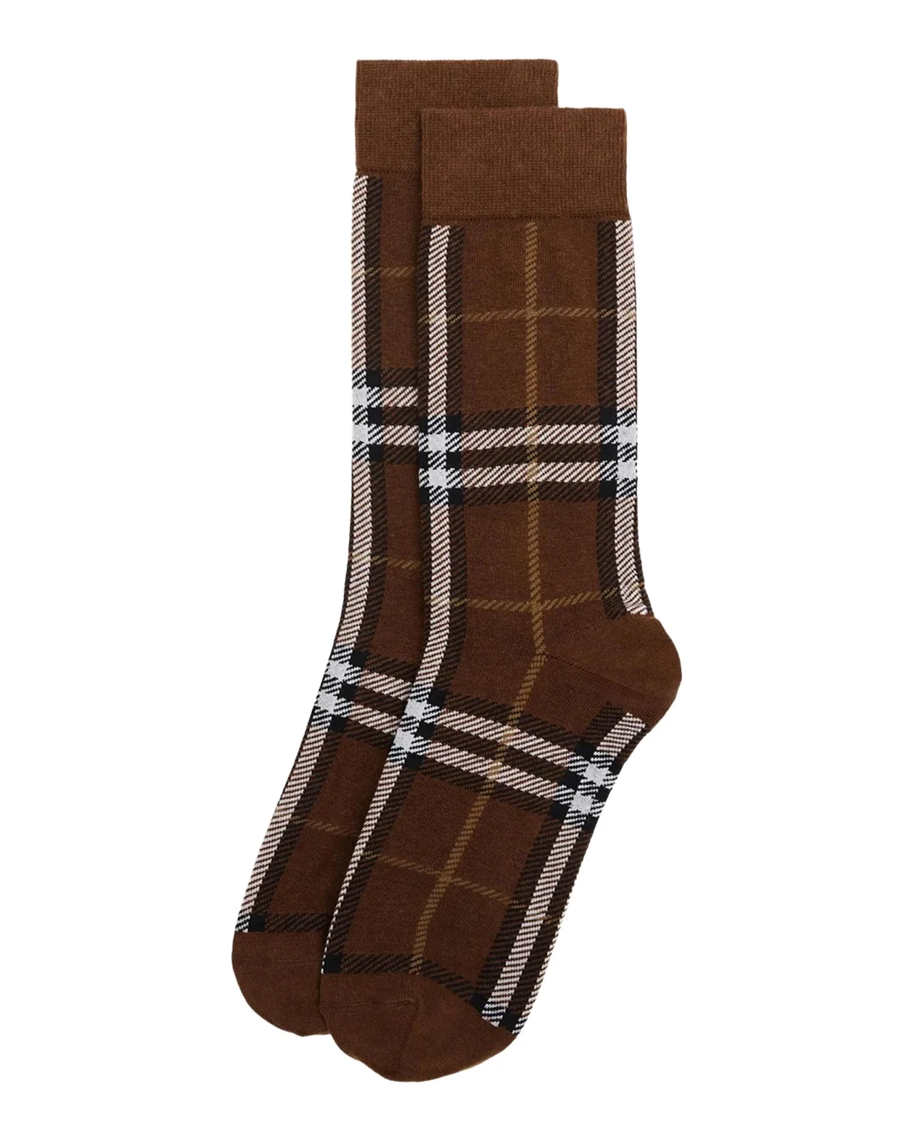 Burberry Men's Check Cotton-Nylon-Blend Socks