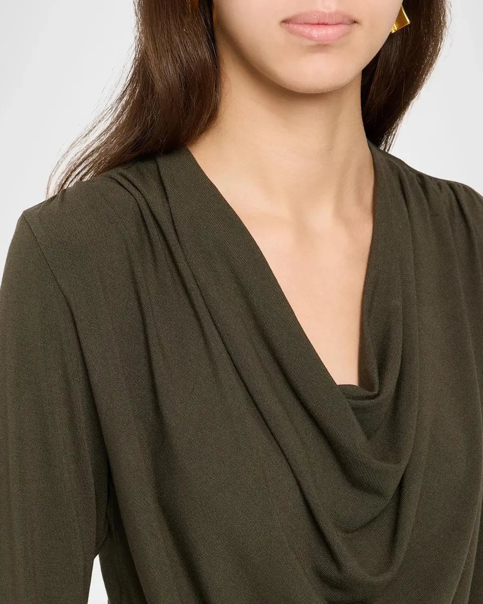 Vince Long-Sleeve Cowlneck Top | Thumbnail 5 Vince Long-Sleeve Cowlneck Top | Thumbnail 5
