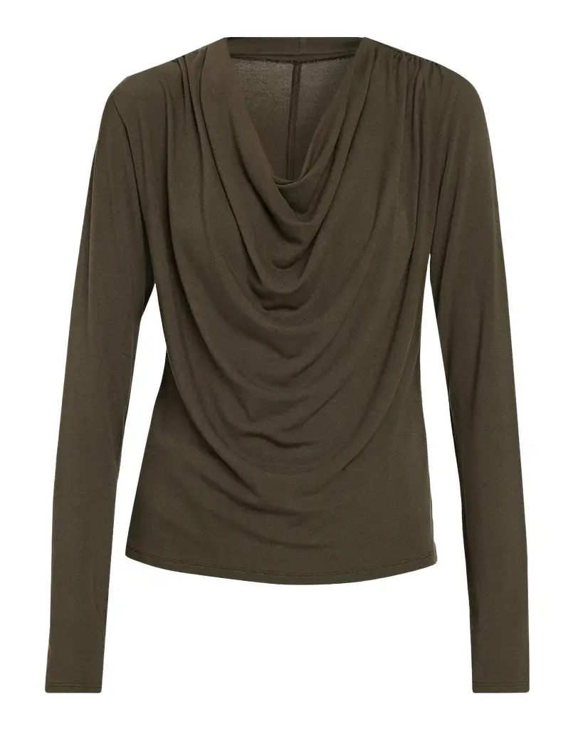 Long-Sleeve Cowlneck Top Long-Sleeve Cowlneck Top