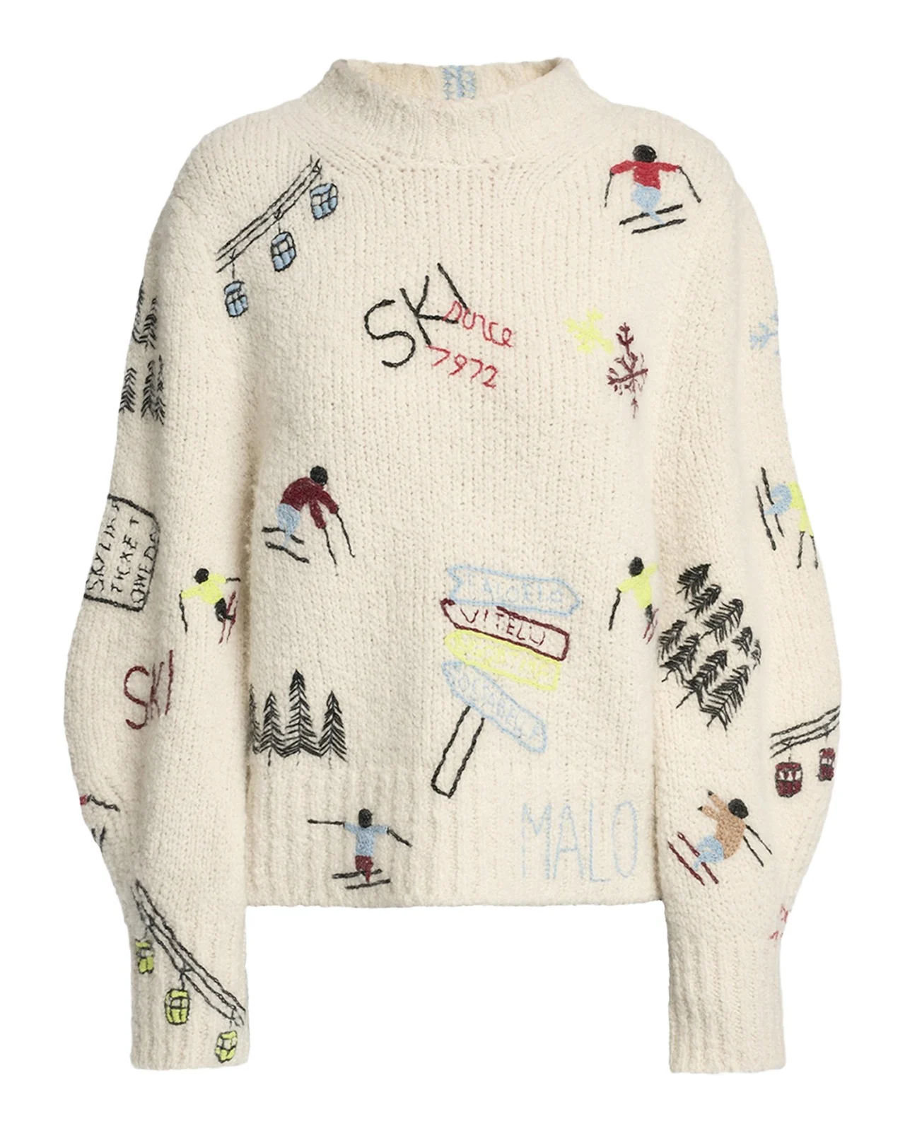 Embroidered Cashmere Sweater Embroidered Cashmere Sweater