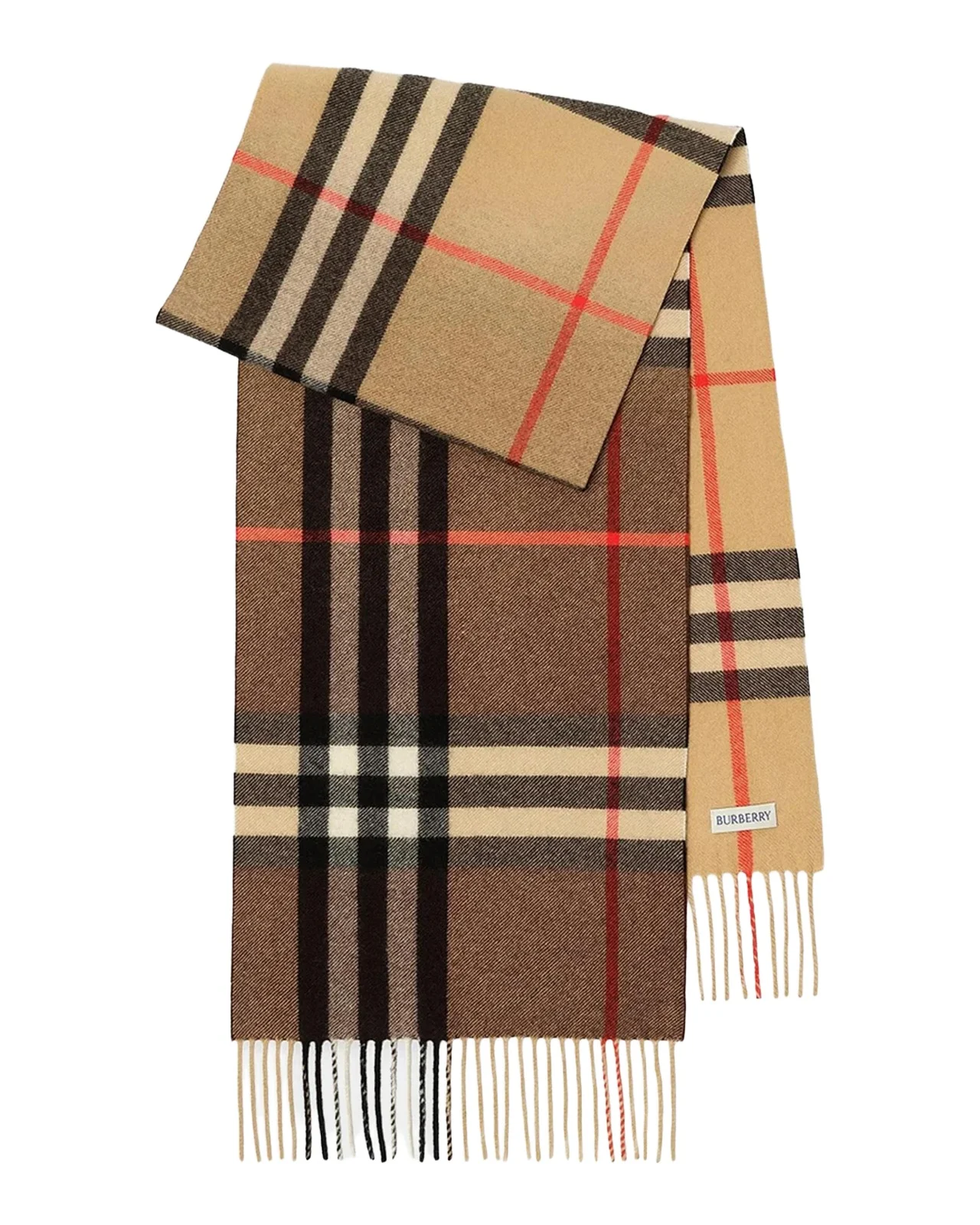 Burberry Men's Gradient Check Cashmere Scarf
