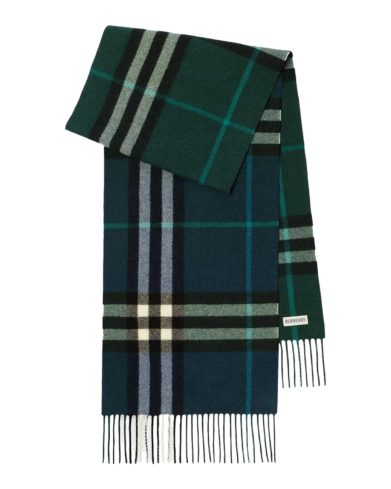 Burberry Men's Gradient Check Cashmere Scarf