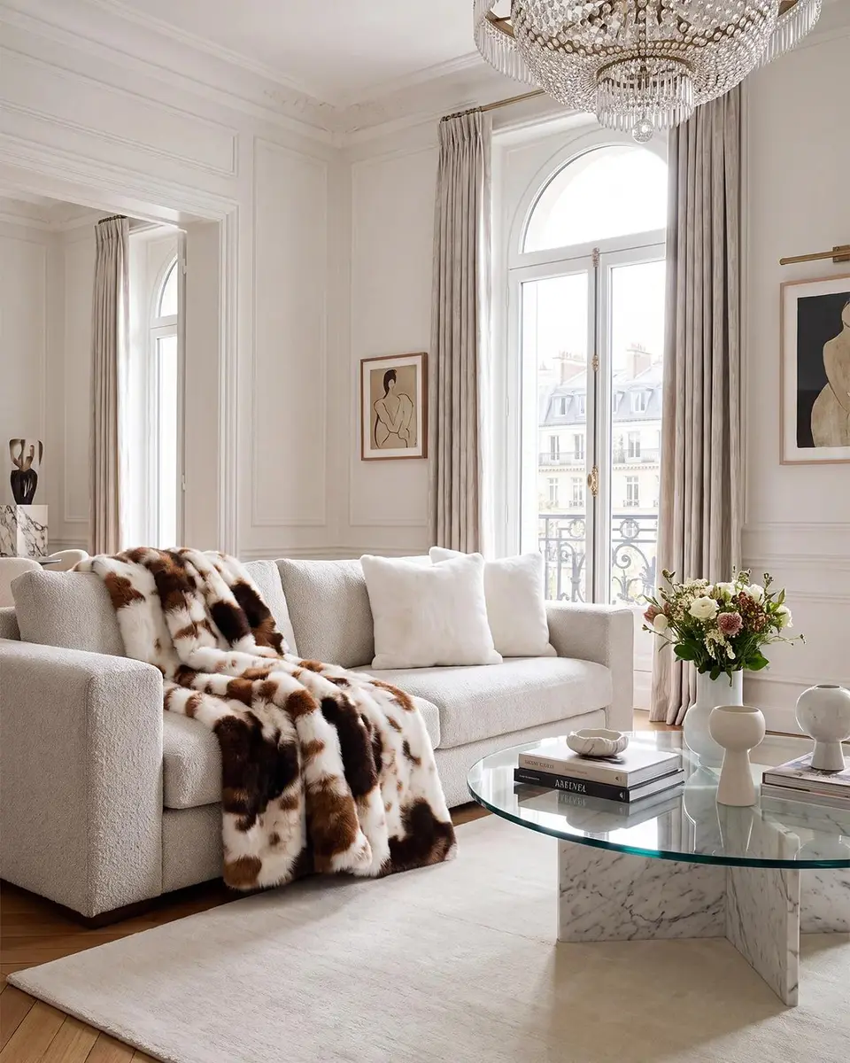 Lyla Grant Cow-Print Faux Fur Throw, 60" x 72" | Thumbnail 4 Lyla Grant Cow-Print Faux Fur Throw, 60" x 72" | Thumbnail 4