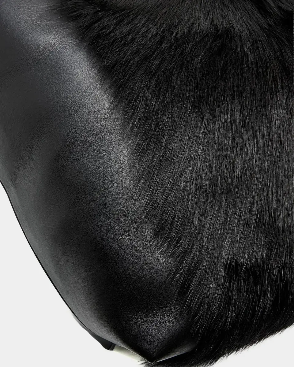 TOTEME Roam Goat Hair & Leather Tote Bag | Thumbnail 4 TOTEME Roam Goat Hair & Leather Tote Bag | Thumbnail 4