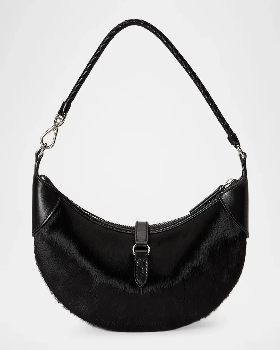 Polo Ralph Lauren Polo ID Haircalf Mini Shoulder Bag | Thumbnail 7 Polo Ralph Lauren Polo ID Haircalf Mini Shoulder Bag | Thumbnail 7