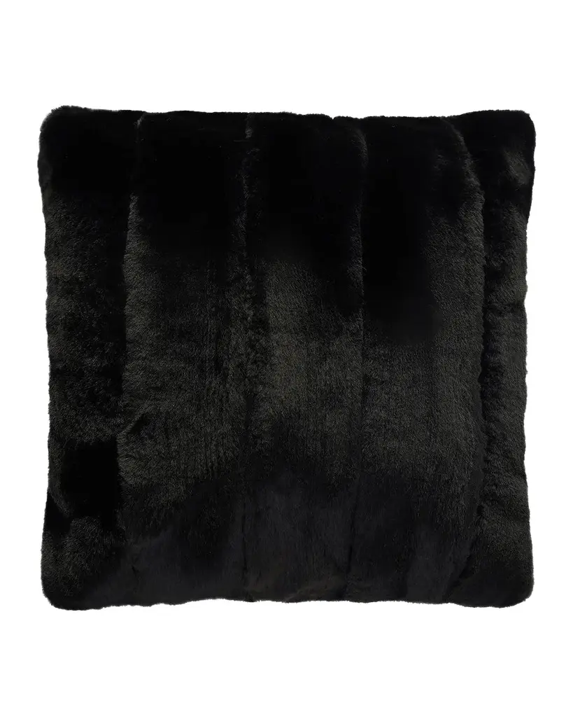 Faux Rex Rabbit Pillow, 20" Square Faux Rex Rabbit Pillow, 20" Square