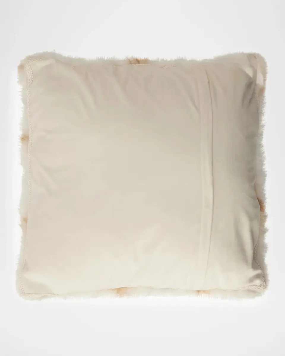 Lyla Grant Striped Faux Fox Pillow, 20" Square | Thumbnail 2 Lyla Grant Striped Faux Fox Pillow, 20" Square | Thumbnail 2