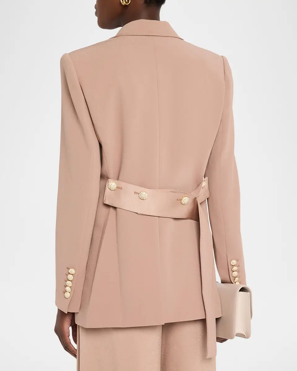 Kobi Halperin Dylan Satin Back Crepe Jacket | Thumbnail 3