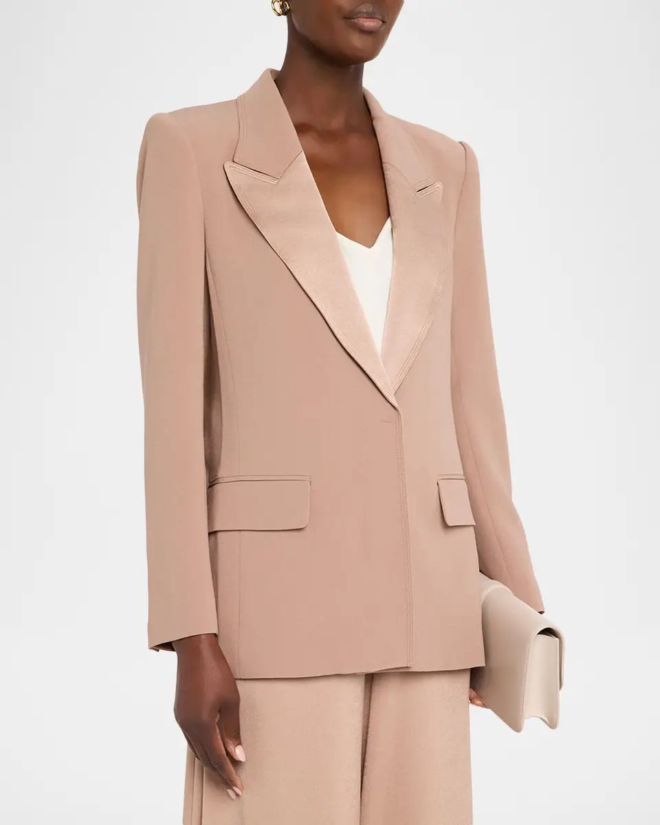Kobi Halperin Dylan Satin Back Crepe Jacket | Thumbnail 4