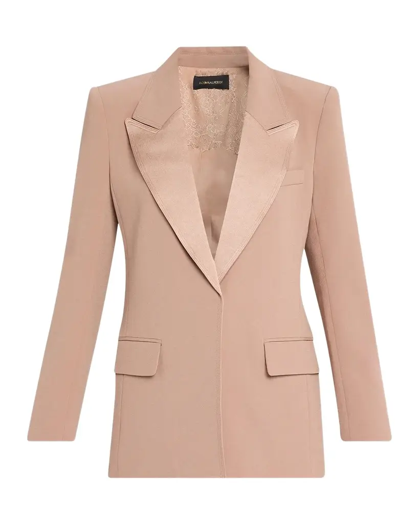 Kobi Halperin Dylan Satin Back Crepe Jacket