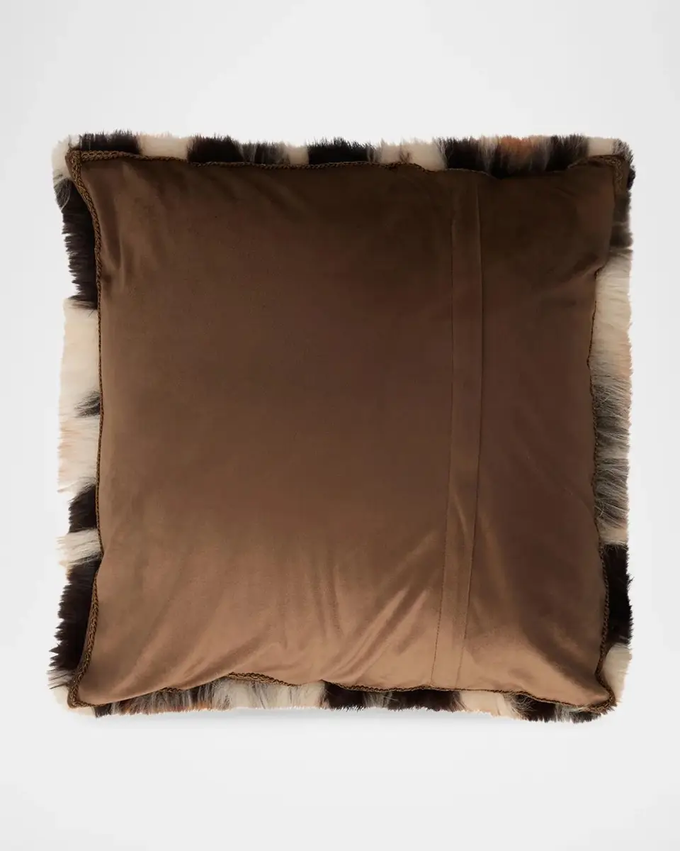 Lyla Grant Spotted Faux Fox Pillow, 20" Square | Thumbnail 2 Lyla Grant Spotted Faux Fox Pillow, 20" Square | Thumbnail 2