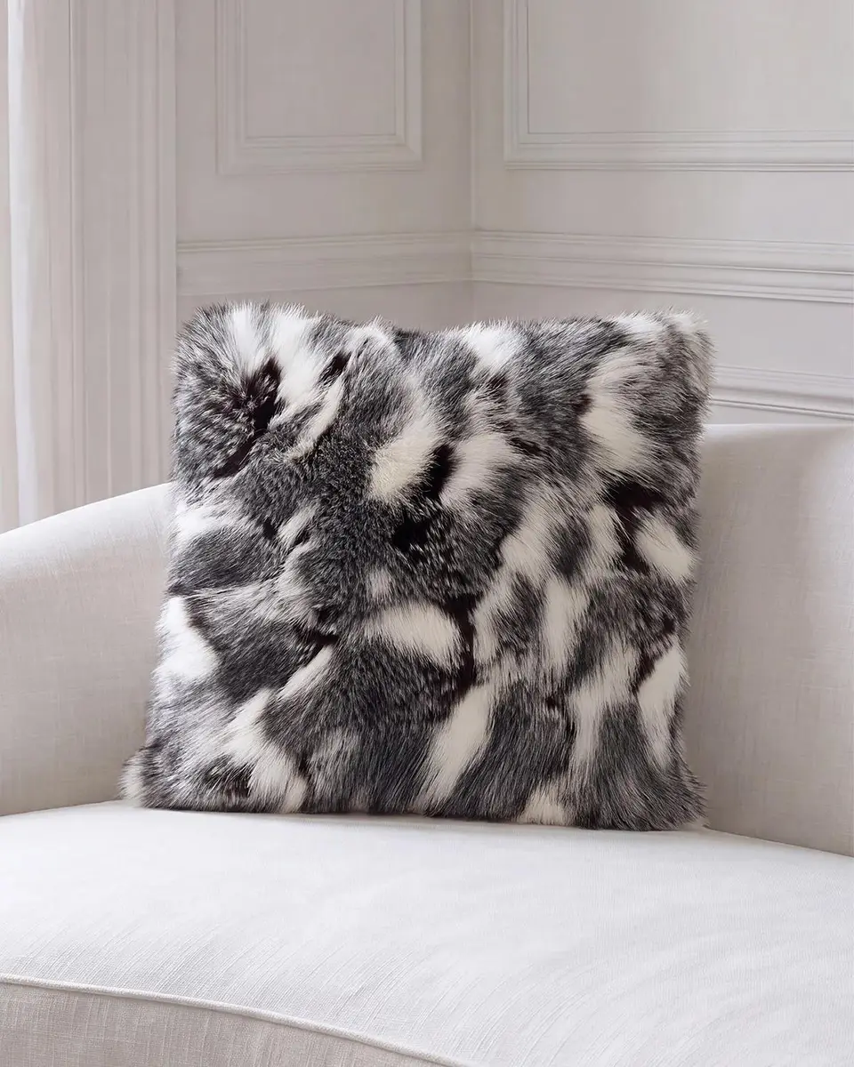 Lyla Grant Spotted Faux Fox Pillow, 20" Square | Thumbnail 5 Lyla Grant Spotted Faux Fox Pillow, 20" Square | Thumbnail 5