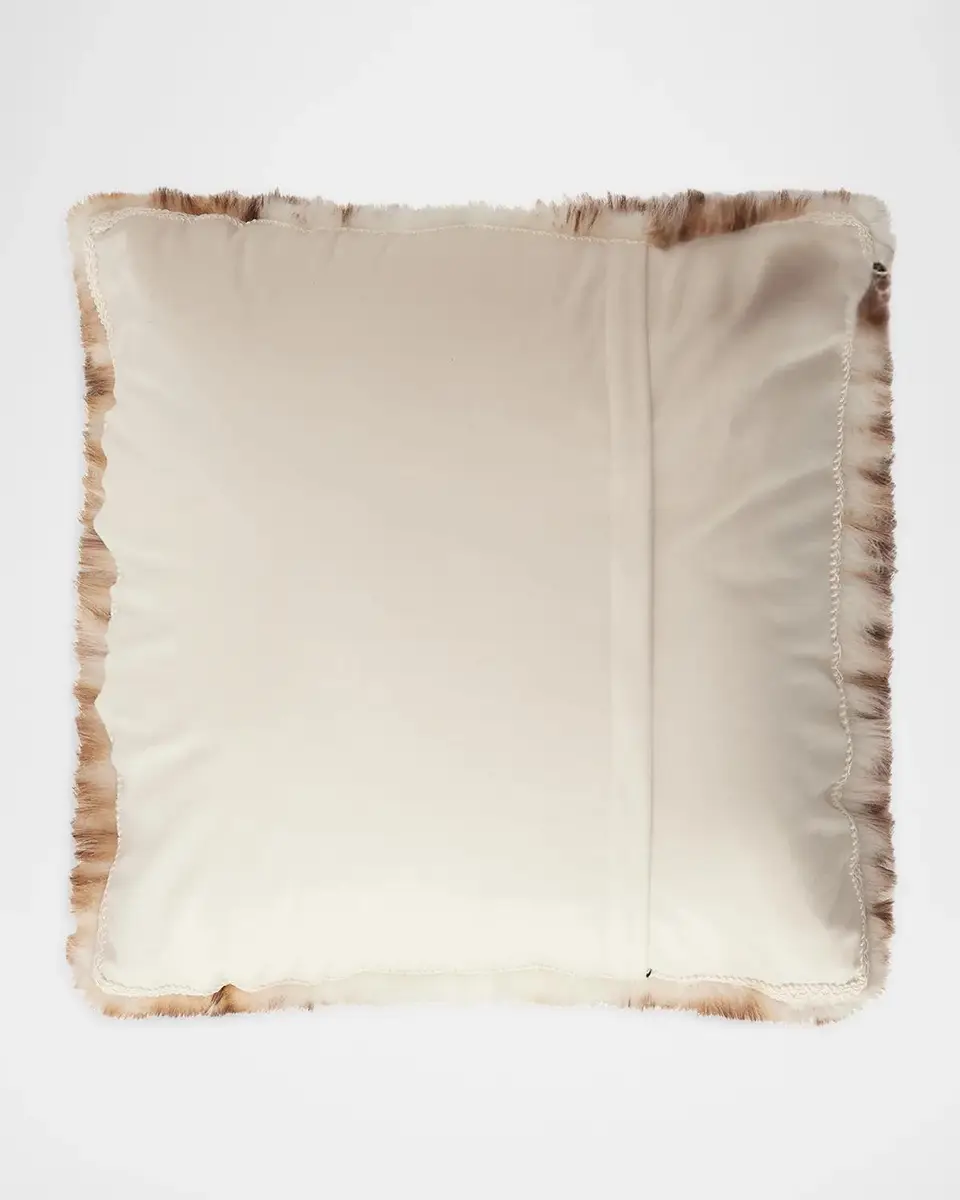 Lyla Grant Chevron Faux Fox Pillow, 20" Square | Thumbnail 2 Lyla Grant Chevron Faux Fox Pillow, 20" Square | Thumbnail 2