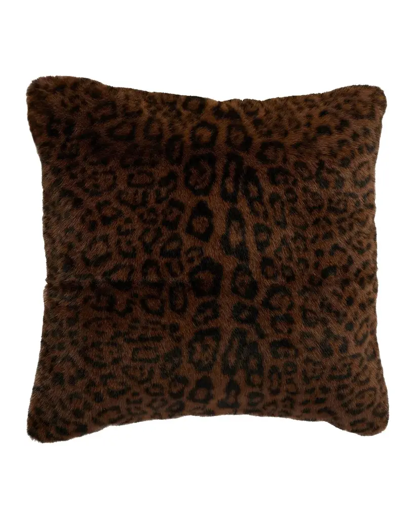 Lyla Grant Faux Sheared Mink Pillow, 20" Square